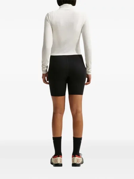 Tricou Nike cu imagine plasă cu talie înaltă albastru