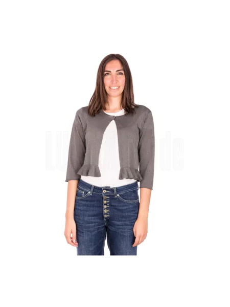 Sweter Kangra elegancki szary