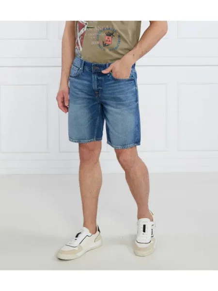 GUESS Pantaloni scurți Angels albastru