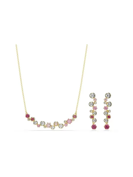 Swarovski naszyjnik i kolczyki CONSTELLA żółte