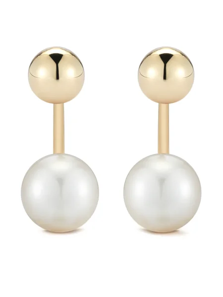 Geacă Mateo cu perle galben