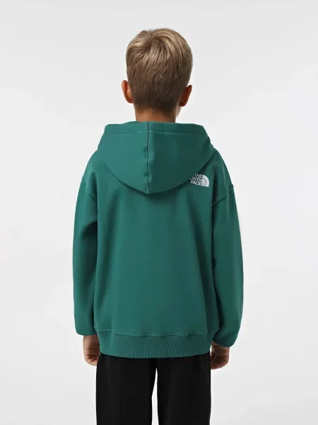 Детское худи The North Face зеленое