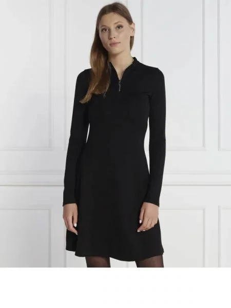 HUGO Rochie Nessira negru