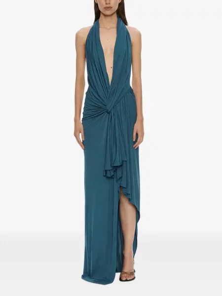 Rochie maxi Christopher Esber albastru