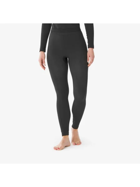 Legginsy termoaktywne narciarskie Wedze BL seamless czarne