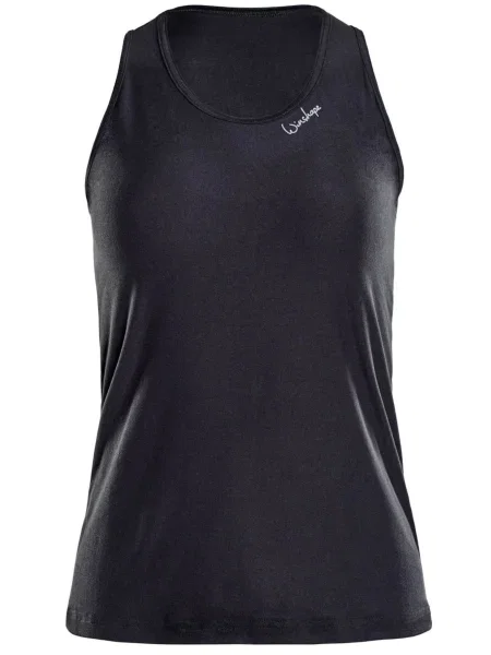 Winshape Sport top negru alb
