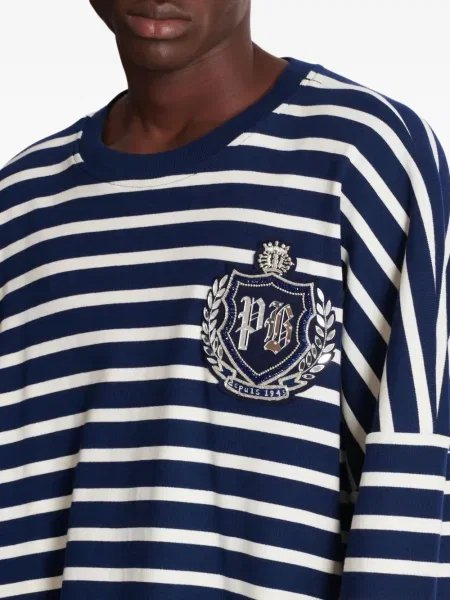 Hanorac Balmain cu dungi albastru