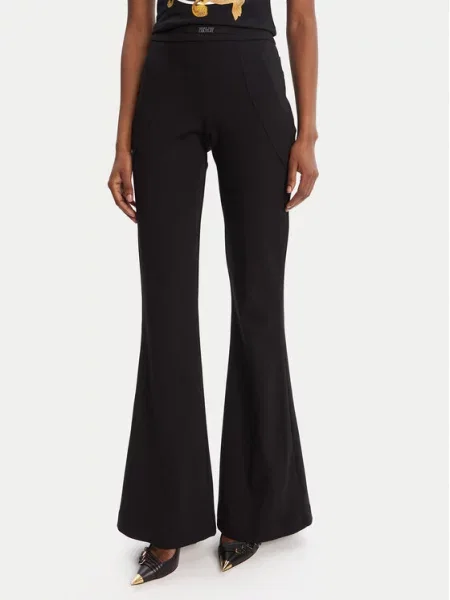 Versace Jeans Couture Παντελόνι υφασμάτινο μαύρο