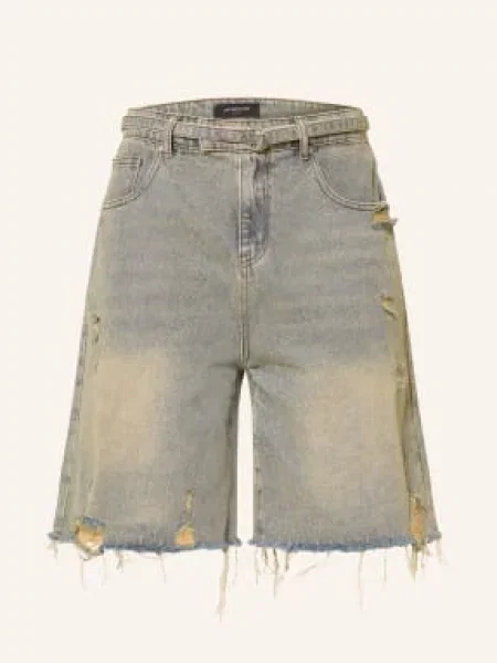 Don't Waste Culture Džínové Šortky Gaellor pale blue modré
