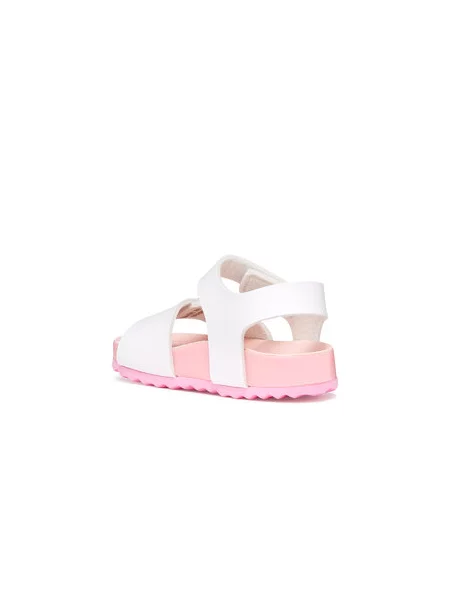 Szandál Geox B Sandal Chalki Girl S fehér