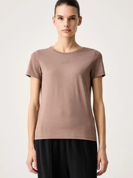 Emporio Armani tricou pentru femei cu maro
