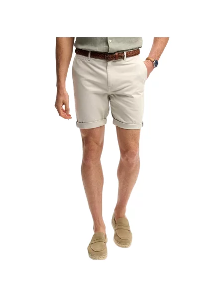 Šortky Superdry sivá