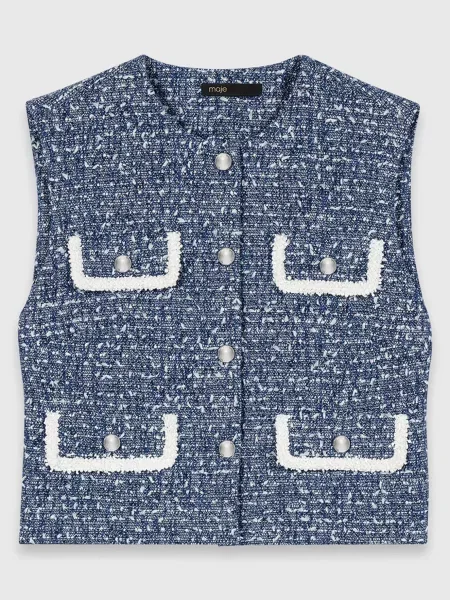 Жилет Maje блакитний