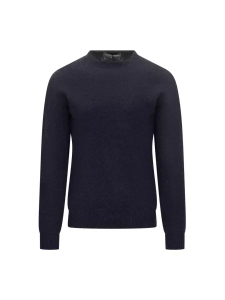 Sweter Filippo De Laurentiis wełniany niebieski