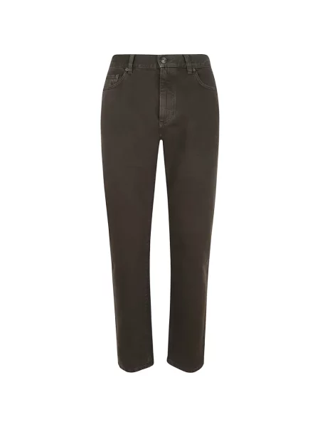 Egyenes szárú farmernadrág Zegna barna