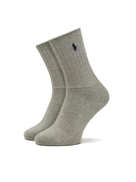 Polo Ralph Lauren klasické ponožky šedá