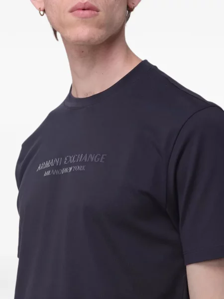 Μπλούζα Armani Exchange με σχέδιο μπλε
