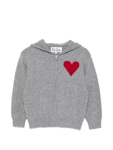 Bluza z kapturem dziecięca Mc2 Saint Barth szara