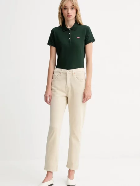 LEVI'S ® Tričko tmavozelená / červená zelená
