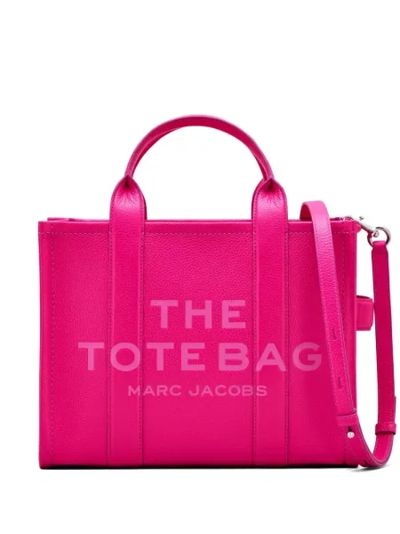 Geanta de piele Marc Jacobs din piele roz