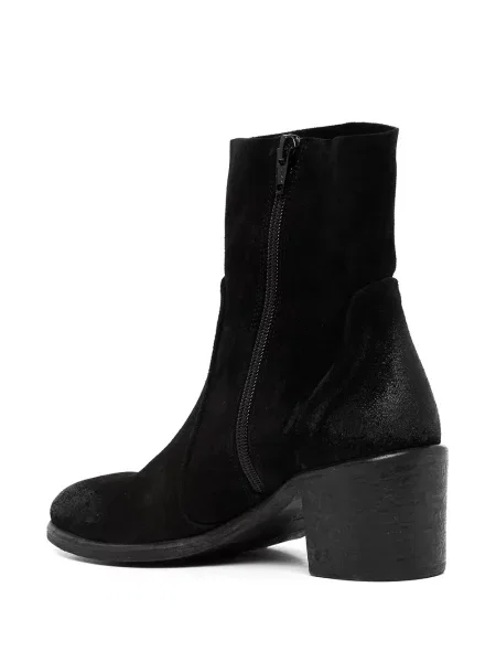 Cizme scurte Madison.maison din piele de căprioară negru