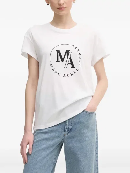 Tricou Marc Aurel cu imagine alb