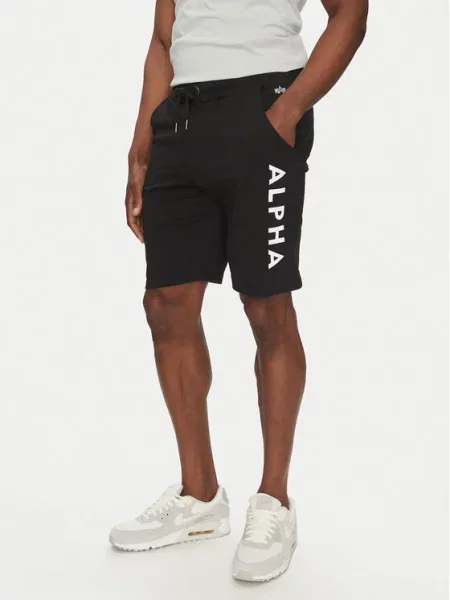 Alpha Industries Szorty sportowe czarny