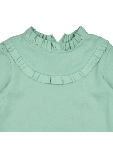 Tricou copii Petit Bateau verde