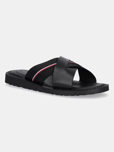 Чехли Tommy Hilfiger CORE HILFIGER LH CRISS C SANDAL мъжки черно