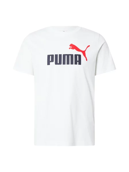 PUMA Tricou funcțional Essentials No. 1 roșu / negru alb
