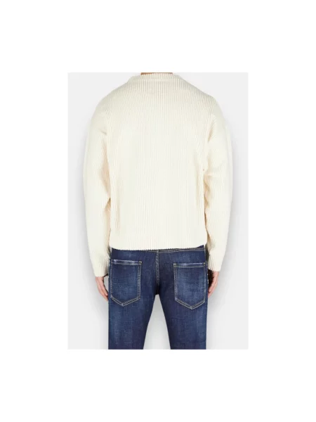 Sweter Dsquared2 casual biały