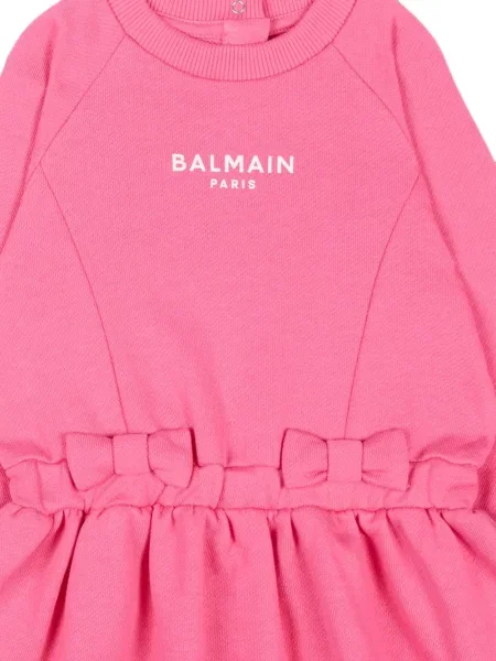 Sukienka dziecięca Balmain różowa