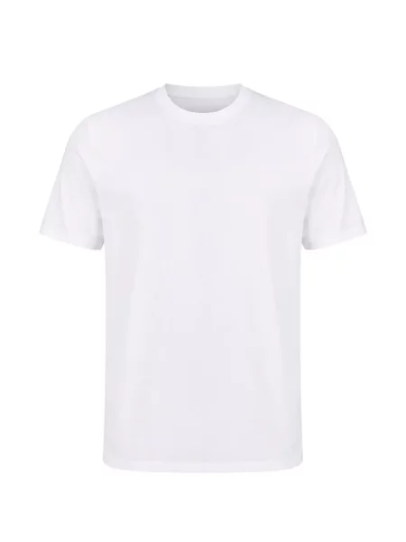 Scurt tricou Alpha Studio cu decolteu rotund alb