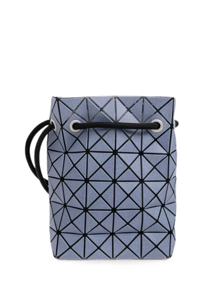 Geantă Bao Bao Issey Miyake cu imprimeu geometric cu cordon albastru