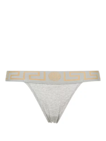 Chiloți tanga Versace din jerseu