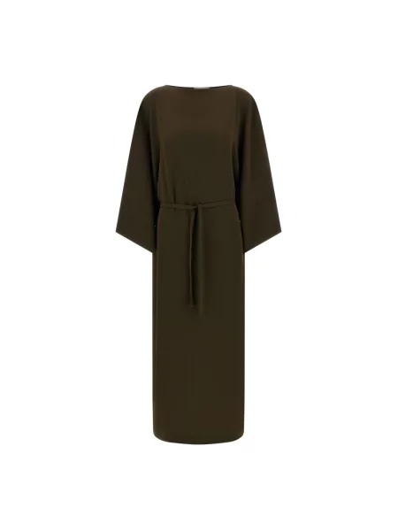 Sukienka maxi Alberto Biani brązowa