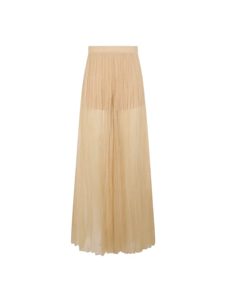 Długa spódnica maxi Alberta Ferretti beżowa