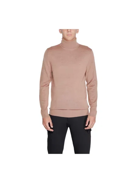 Golf golf Calvin Klein z wełny merino czarny