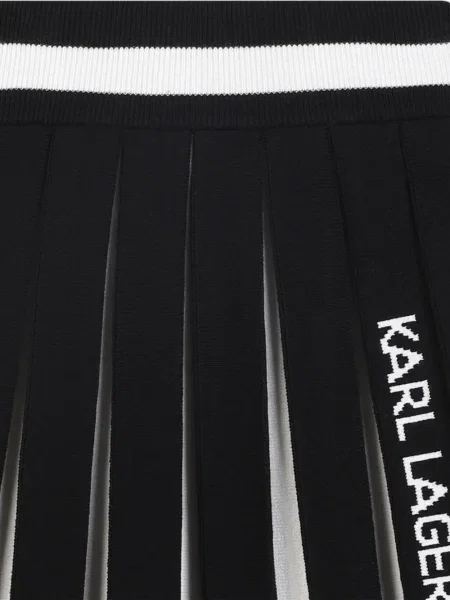 Dětska mini sukně Karl Lagerfeld černá