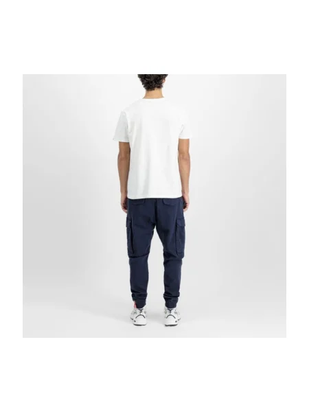 Alpha Industries pánske tričko Hawaii white biela
