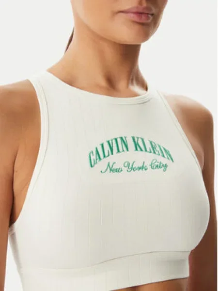 Klasická podprsenka Calvin Klein zelená