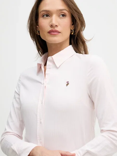 Сорочка U.S. Polo Assn. STRIPE STRETCH CLASSIC FIT OXFORD