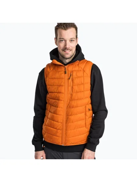 Férfi Pinewood Abisko Insulation égett trekking ujjatlan kabát. Méret: L narancssárga