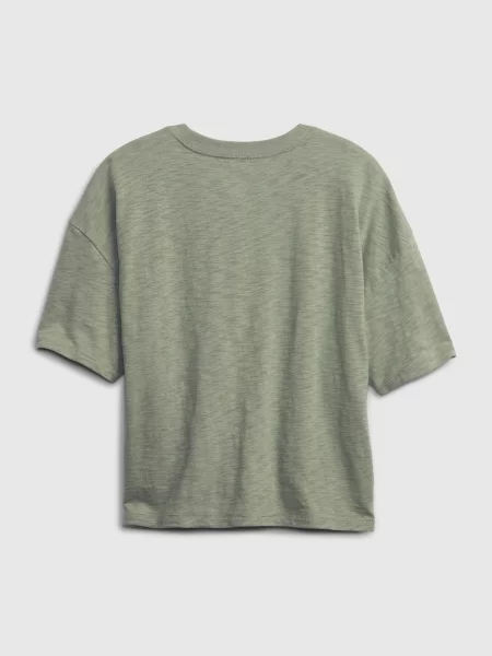 Tricou copii Gap gri