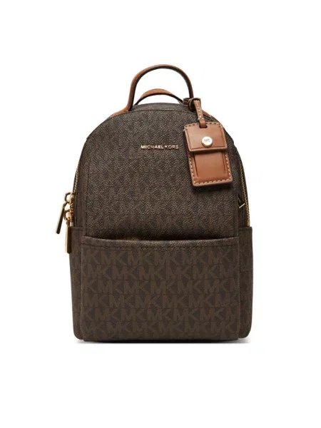 Plecak Michael Michael Kors skórzany brązowy