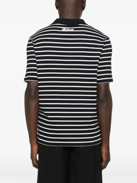 Polo Balmain cu dungi negru
