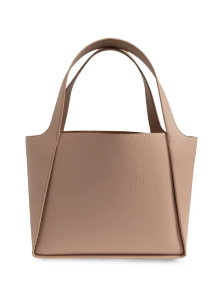 Geantă shopper Stella Mccartney cu autograf roz