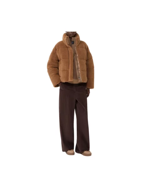 Kurtka Weekend Max Mara brązowa