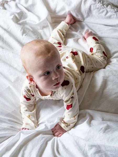 That's mine kombinezon za bebe s pamukom Elliotte onesie bež