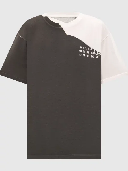 Футболка Maison Margiela Mm6 с принтом белая